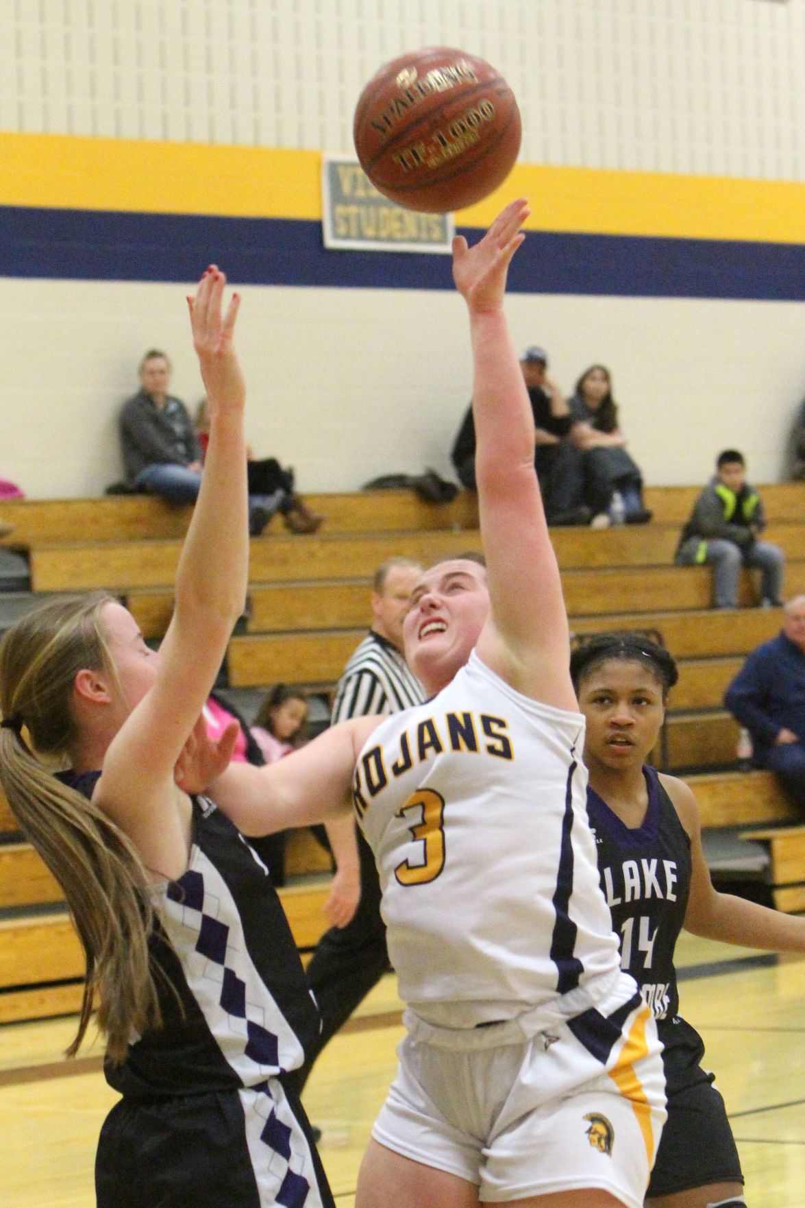 Lake Holcombe at New Auburn girls basketball 2-14-19